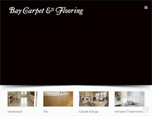 Tablet Screenshot of baycarpetinc.com